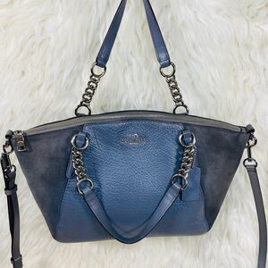 Coach Satchel Bag with Crossbody Strap